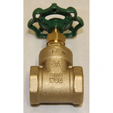 PHAN-GATEVALVE Gate Valve LF 3/4 BRS 200# IPS NRS GATE VLV