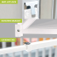 Barre de sécurité pour porte patio avec verrou anti-soulèvement