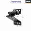 Garage Door Bracket, Top, Black