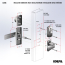 AJ Lever Latch Set With Keyed Deadbolt