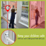 Adjustable Sliding Patio Door Security Bar and Wireless Window and Door Alarm Sensor Bundle, White
