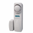 Adjustable Sliding Patio Door Security Bar and Wireless Window and Door Alarm Sensor Bundle, White
