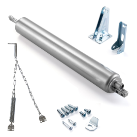 Bundle Light Storm Door Closer with Wind Chain