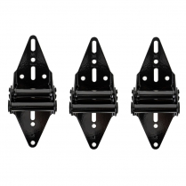 Garage Door Hinge No.3, Black (3-Pack)