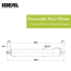 Heavy Door Closer With Touch-N-Hold, Black