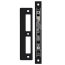 MS Mortise Lever Set With Keyed Deadbolt, Straight Lever, Matte Black