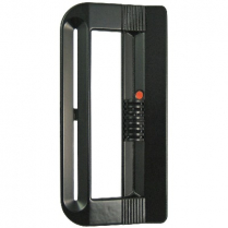 Sliding Patio Door Handle Set, Non-Keyed Replacement Handle, Black, Left-Handed