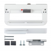 Sliding Patio Door Handle Set, Non-Keyed Replacement Handle, White, Right-Handed