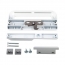 Sliding Patio Door Handle Set, Non-Keyed Replacement Handle, White, Right-Handed