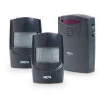 Wireless Expandable Motion Sensor With Alarm, Grey (2-Pack)