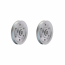Garage Door Pulleys, 3 With Fork And Bolts (2-Pack) - Retail Packaging