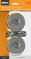 Garage Door Pulleys, 3 With Fork And Bolts (2-Pack) - Retail Packaging