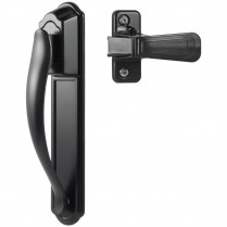 DX Pull Handle Set With Back Plate, Black