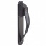 DX Pull Handle Set With Back Plate, Black