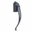 DX Pull Handle Set With Back Plate, Black