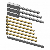 Ensemble de vis pour rallonger le BK1216 pour les portes jusqu'à 2-1/8 pouces