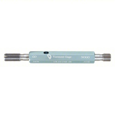 1/4-20 UNC 2B Vermont Gage Go/NoGo Threaded Plug Assembly