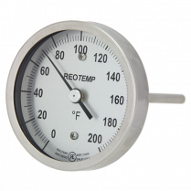 Bimetal Thermometer 0-300 Deg F