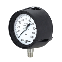 0-300 PSI 1/4" NPT 4.5" Reotemp PT45 Analog Process Gauge
