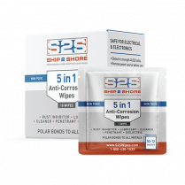 Ship 2 Shore - 5 In 1 Anti-Corrosion Wipes, Case of 12 boxes