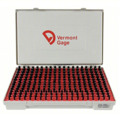 5.01 to 9.99 mm Vermont Gage 250pc Pin Gage Set Class ZZ
