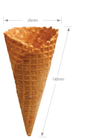 Waffle Cone C Replacement (King Cone - Medium Waffle Cone (240/cs))