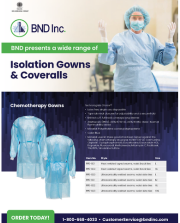 Flyer on isolation gowns & coveralls