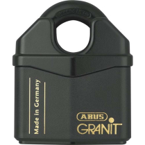 Abus Lock 37/80 RK Solid Steel Padlock Shrouded Shackle