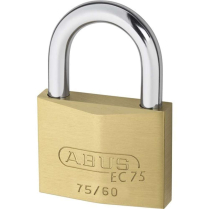 Abus Lock 75/60 B Solid Brass 2-3/8" Padlock With Dimple Key