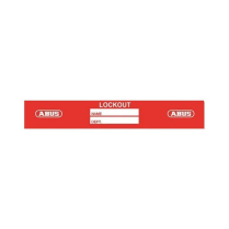 Abus ALO Identi-Shield Vinyl Pressure-Sensitive Lockout Labels