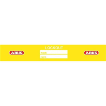 Abus ALO Identi-Shield Vinyl Pressure-Sensitive Lockout Labels