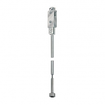 Adams Rite 4085-02-IB Header Bolt, Pairs Of Doors, 52"-67"