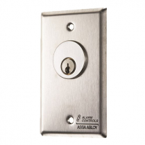 Alarm Controls MCK-4 Single Gang SPDT Momentary Wall Plate