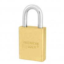 American Lock A3652WO Door Key Compatible Brass Padlock