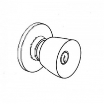 Arrow Lock MK11DD-10B-CS Entrance, Office Knob Lock