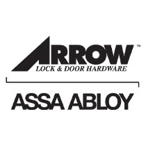 Arrow Lock RC62L-26D Rim Cylinder, L Keyway, Satin Chrome