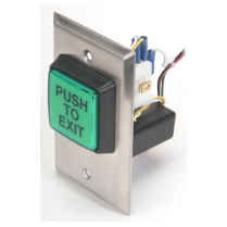 Camden CM-30EE 2" LED Illuminated Green "PTE" Square Button