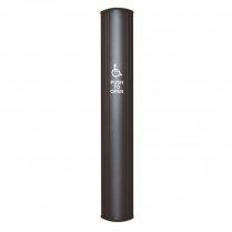 Camden CM-7536 Column Anodized Dark Bronze Push to Open
