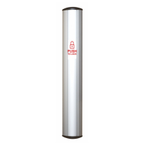 Camden CM-7536 Column Anodized Clear Aluminum Push to Lock