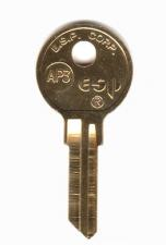 Chicago Lock Key Blank