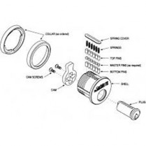 Corbin Russwin Cylinder Slides (100/pk)