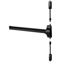 Corbin Russwin ED2400A Princeton NghtLtch RHR Blk Suede Stl