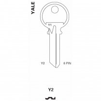 JET Hardware Y2 6 Pin Key Blank H