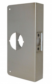Don Jo Wrap-Around, Stainless, 2 3/8" Backset, 1 3/8" Door