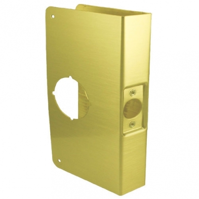 Don Jo Wrap-Around, Brass, 2 3/8" Backset, 1 3/4" Door