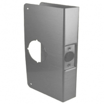 Don Jo Wrap-Around, Stainless, 2 3/8" Backset, 1 3/4" Door