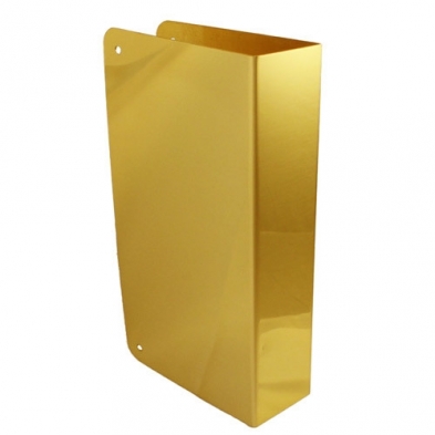  Don Jo Wrap-Around, Brass, Blank, 1 3/4" Door, 9"
