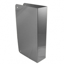 Don Jo Wrap-Around, Stainless, Blank, 1 3/4" Door, 9"