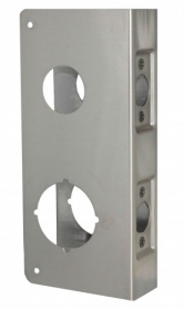 Don Jo Wrap-Around, Stainless, 2 Hole, 2 3/4" BS, 1 3/4" Dr