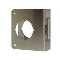 Don Jo Wrap-Around, Stainless, 2 3/8" Backset, 1 3/4" Door